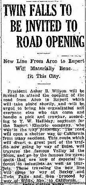 Twin Falls Daily Times, June 10, 1921